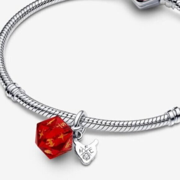 Pandora Stranger Things Hellfire Club Dice Dangle Charm - Picture 3 of 6
